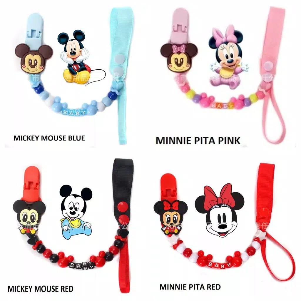 Tali empeng dot mainan strap pacifier clip