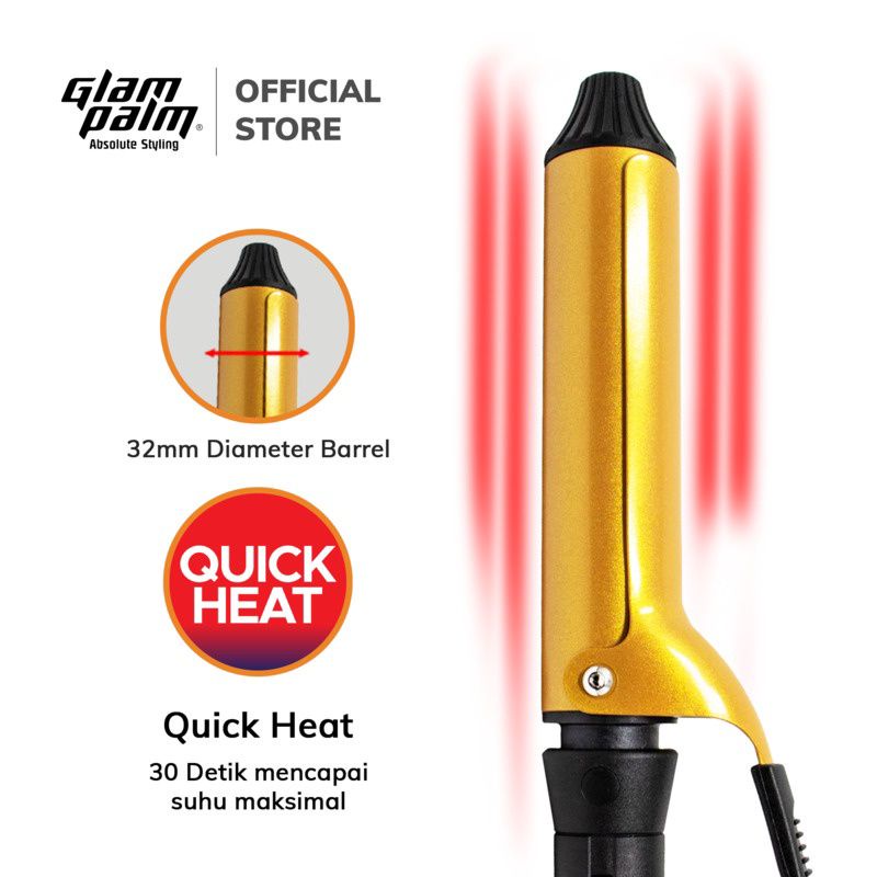 Glampalm Curling Iron GP 618 AM