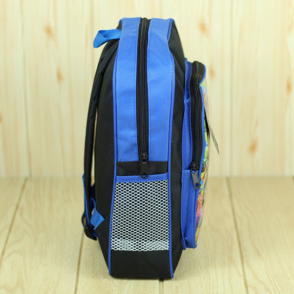 Tas Ransel Anak PAUD TK Cowok Laki Laki Motif Tobot Biru Kecil Trendy Keren Harga Murah Berkualitas