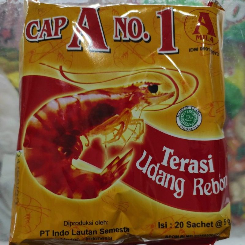

Terasi Udang Rebon cap A no 1 (20 sachet)