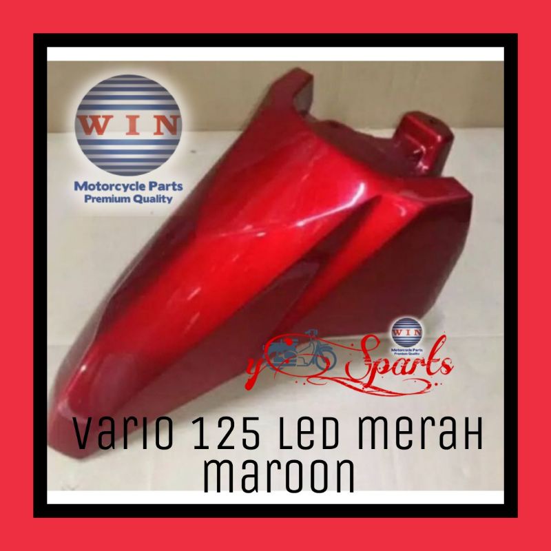 SLEBOR DEPAN VARIO 125 150 LED OLD MERAH MAROON | SPAKBOR HONDA VARIO LED