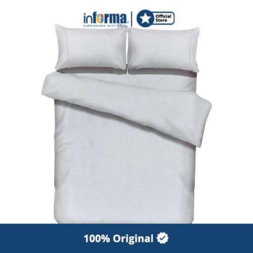 Sprei Informa 160X200X30 Cm Set 5 Pcs Seprai Microfiber Emboss(B6E1) Sprei Halus dan Tebal Seprei Wa
