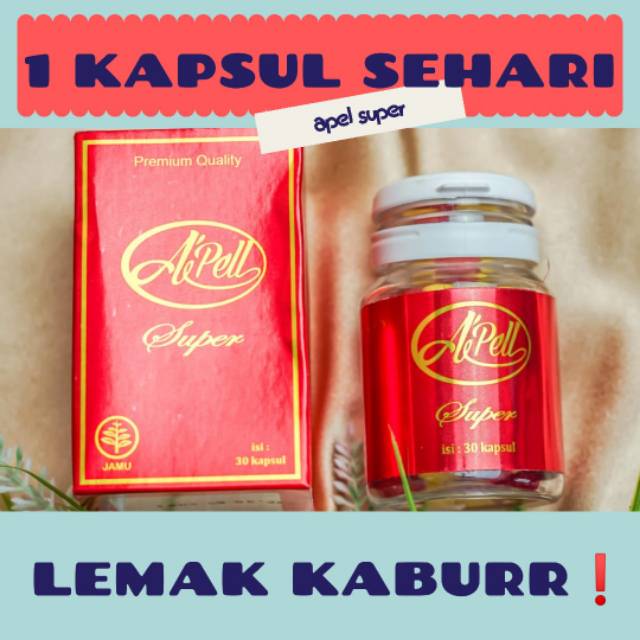 Kapsul Apel Super Pelangsing Herbal Shopee Indonesia