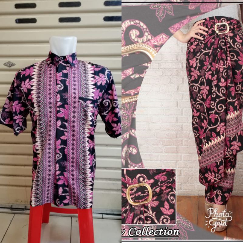 IndahKebaya | 50+ MOTIF / COUPLE ROK LILIT DAN KEMEJA PENDEK / COUPLE BATIK / ROK SPAN JUMBO MURAH