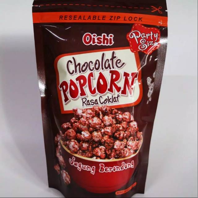 

Oishi popcorn chocolate