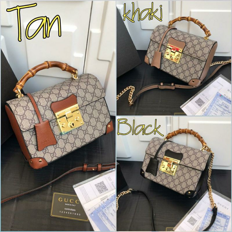 GUCCI PADLOCK BAMBU