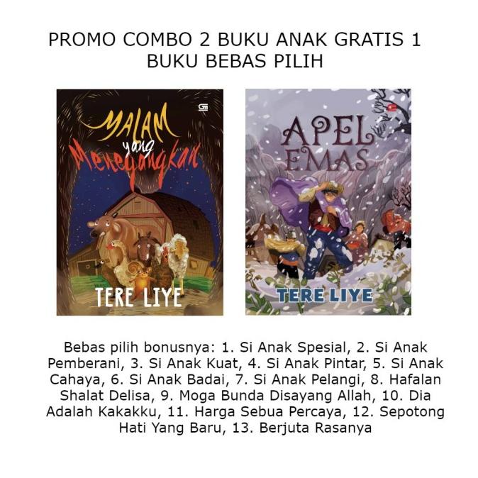 

[BISA COD] Combo 2 Buku Gratis 1 buku Apel Emas + Malam Yang Menegangkan