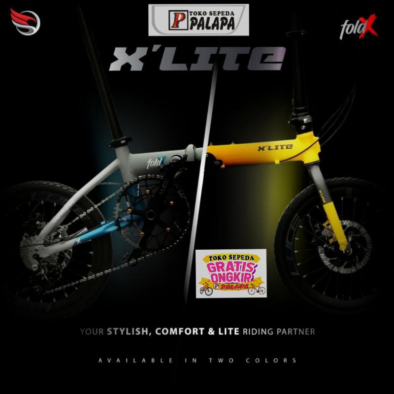 SEPEDA LIPAT 16 CAMP FOLD X FOLDX X'LITE INNER CABLE SELI XLITE ELEMENT LITE FOLDING BIKE
