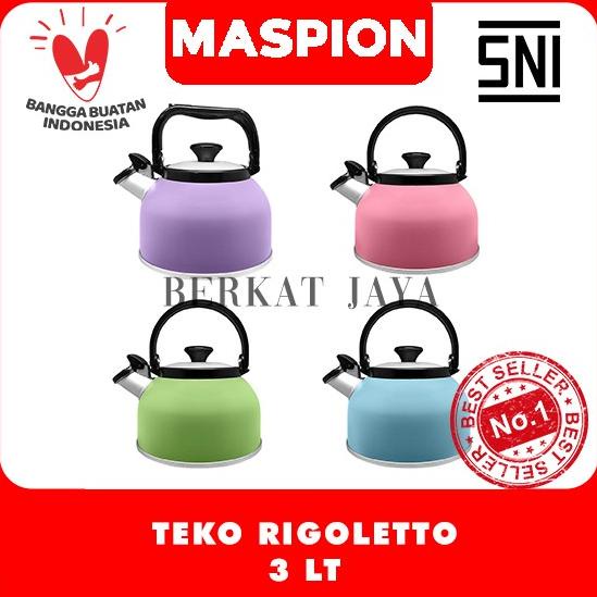 Jual Maspion Teko Air Rigoletto 3 Liter Teko Ceret Bunyi Siul Rigoleto Shopee Indonesia 6840