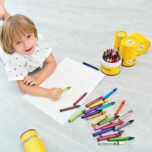 Pensil Crayon 1 Set Isi 24 Warna Alat Pensil Mewarnai Anak-Anak