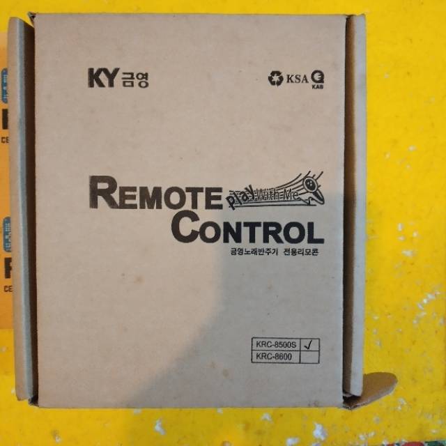 REMOTE KARAOKE KAROKE KS KYA KRC-8500S ORIGINAL