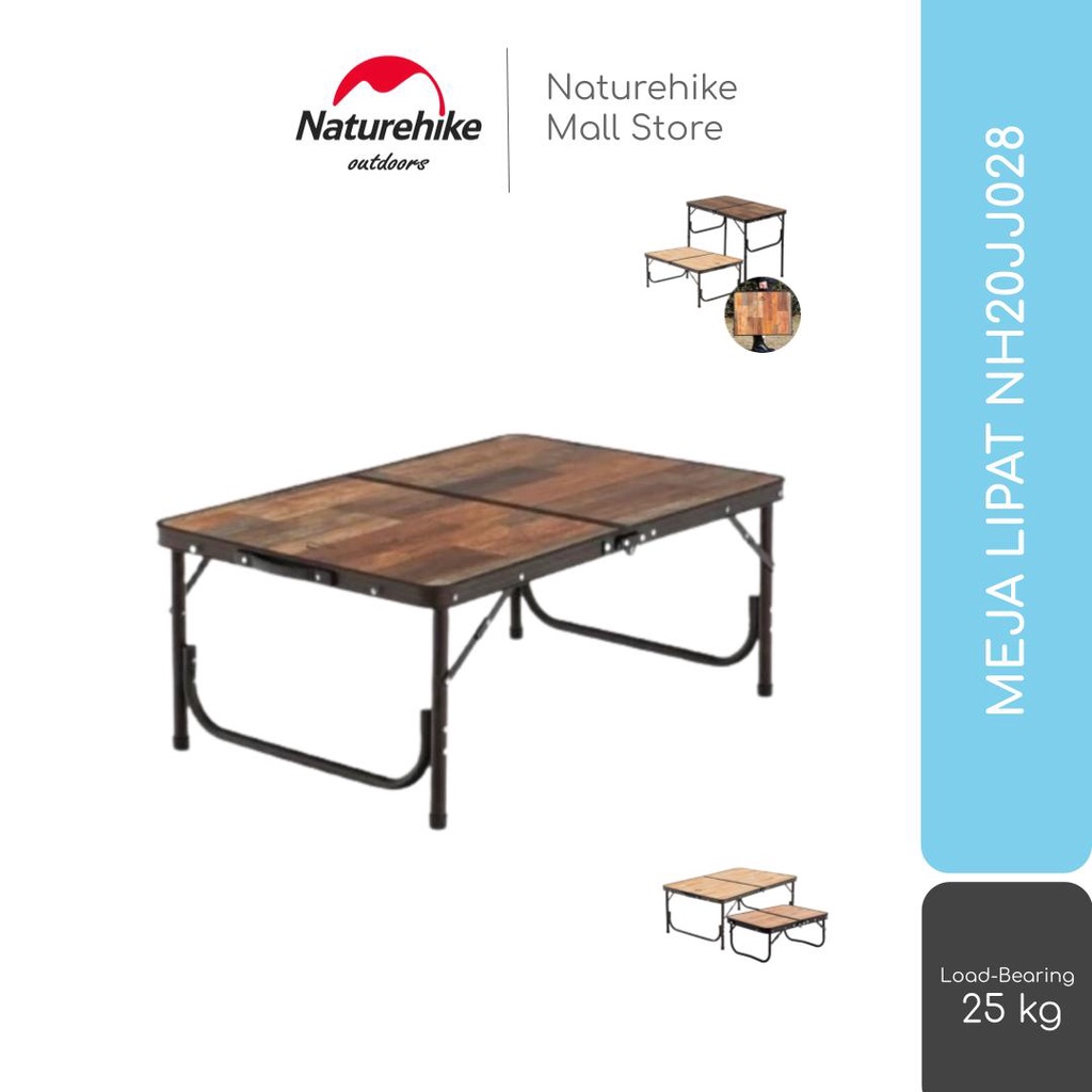 MEJA LIPAT NATUREHIKE NH20JJ028 PORTABLE CAMPING OUTDOOR PIKNIK BBQ