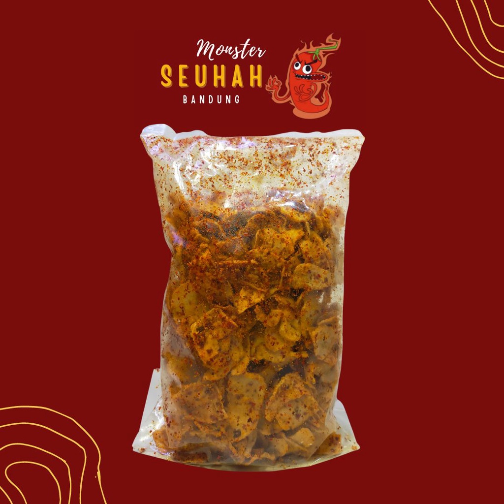 

BASRENG DAUN JERUK KRIUK PEDAS NIKMAT CEMILAN VIRAL 250 GRAM