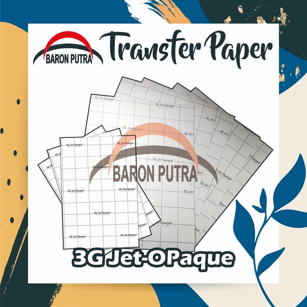 

KERTAS 3G JET OPAQUE KERTAS SABLON A3