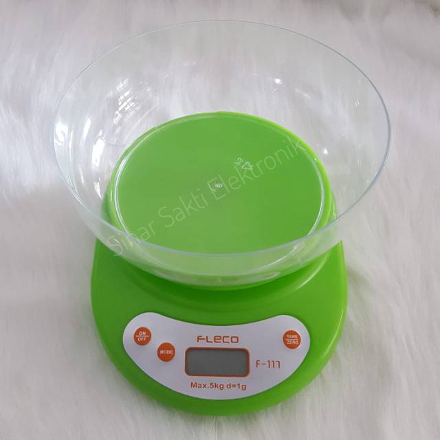 Timbangan Digital Fleco F 117 - Timbangan Dapur Kue Digital -  Electronic Kitchen Scale