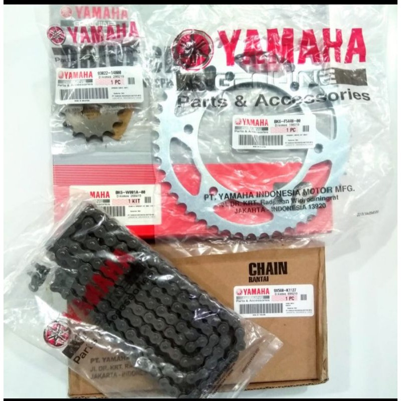 GIR GEAR SET XSR 155 XSR155 ASLI ORI YAMAHA BK6 W001A 00