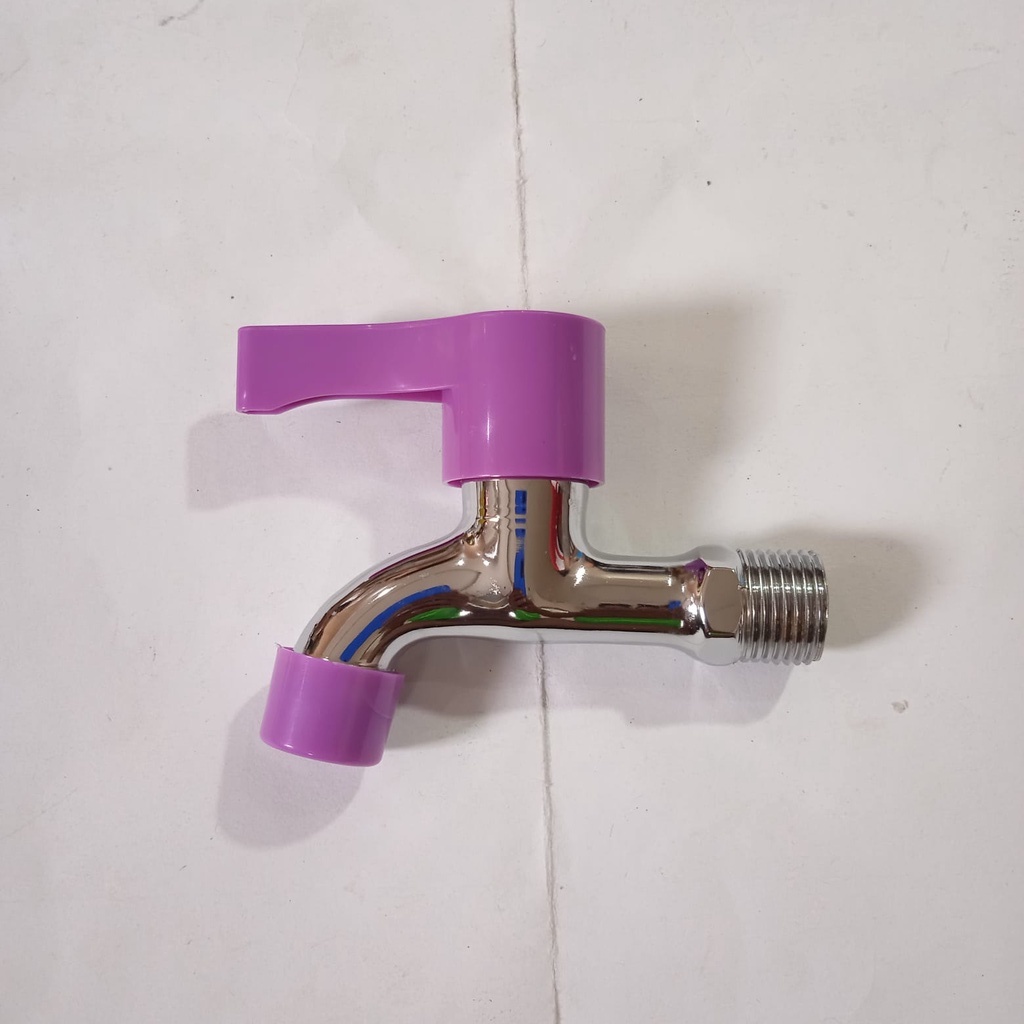 Kran Tembok Kamar Mandi 1/2inch Handle Warna Keran Air taman bak kamar Mandi Black faucet murah kran wudhu multifunction