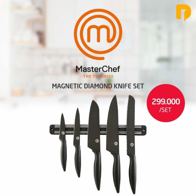 

masterchef magnetic diamond knife set ---READY---