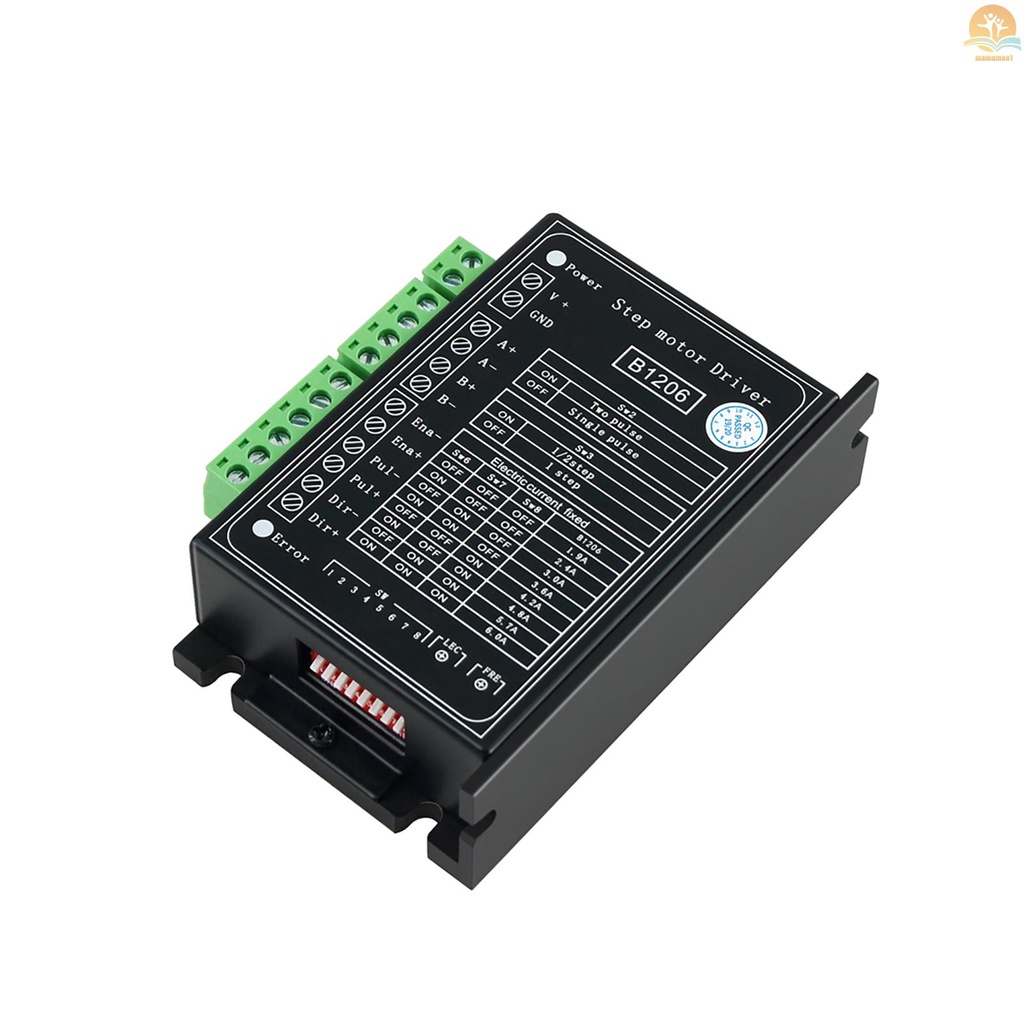 B1206 Full/Half Step Driver 2-Phase Stepper Motor Driver Driving Voltage 20V-120VDC Current 6A