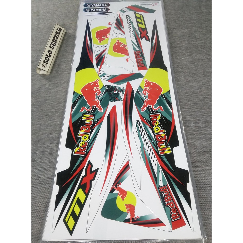 STRIPING SOLO (BISA COD) -Striping Motor Standar Motor Mio Soul Lama-Karbu Redbull
