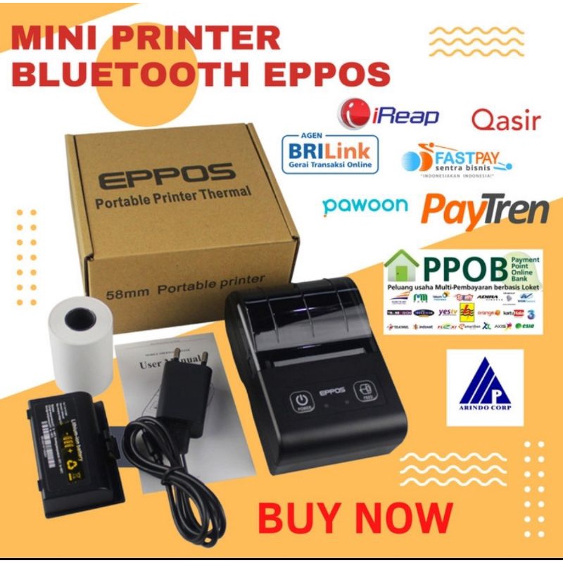 EPPOS PRINTER MINI BLUETOOTH
