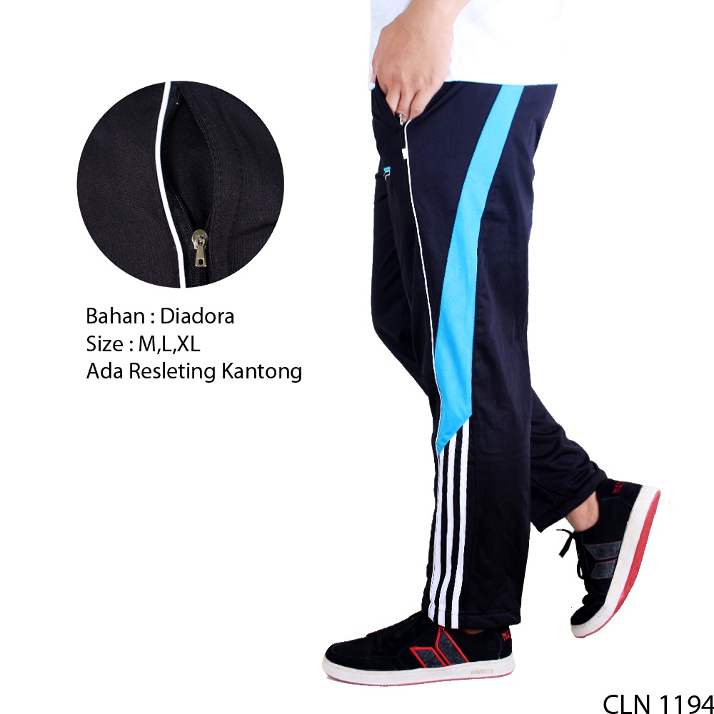 Celana Training Pria Casual Panjang - Tersedia Pilihan Warna - CLN 1194