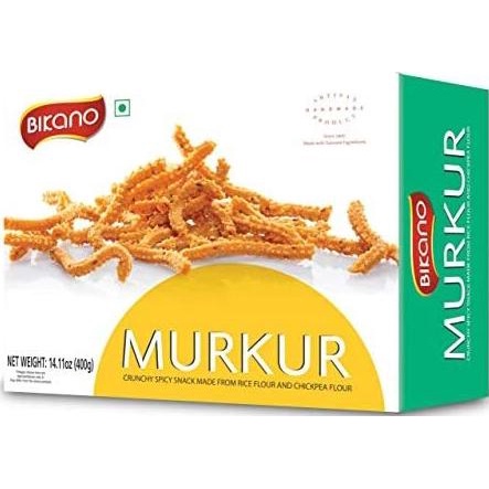 

Ready stock] MURKUR (MURUKKU) BIKANO 400g / Namkeens / Snack india / Import