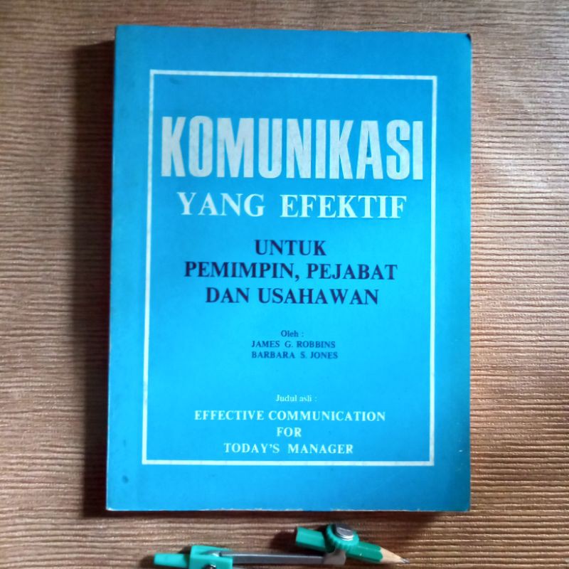 Buku Komunikasi Yang Efektif Untuk Pemimpin Pejabat Dan Usahawan Shopee Indonesia