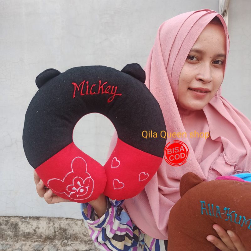 bantal leher OBRAL empuk murah boneka 1kg isi 6