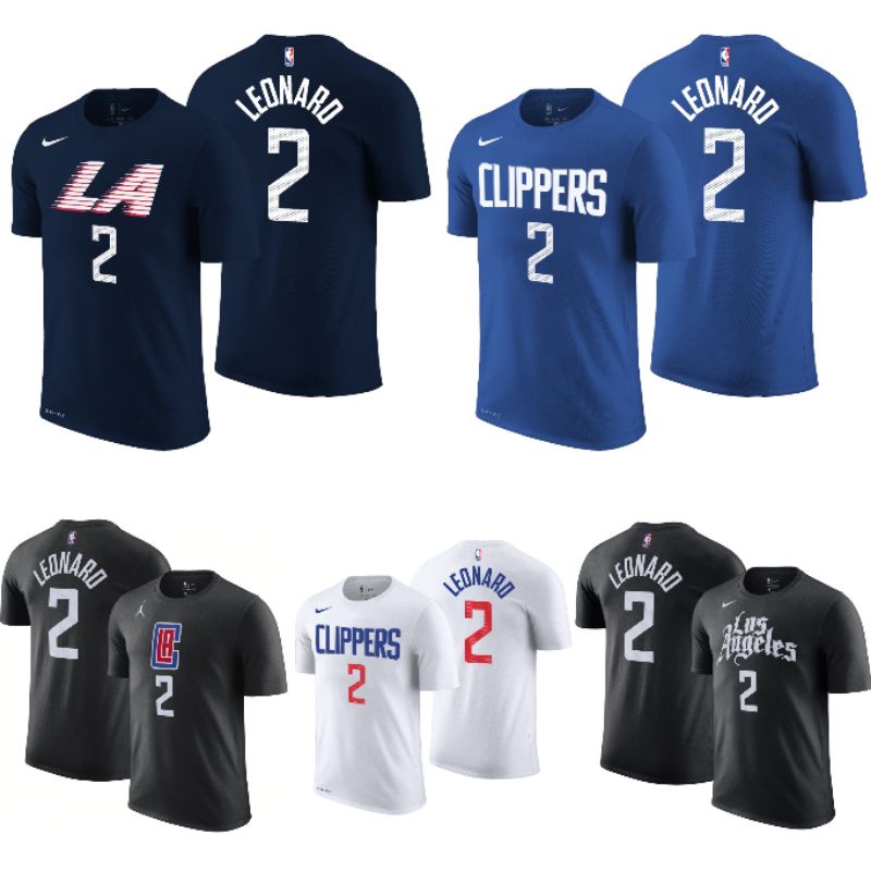 Tshirt Kaos Atasan Baju Los Angeles LA Clippers Leonard Kawhi 2 Basket Olahraga NIKE NBA Gametime