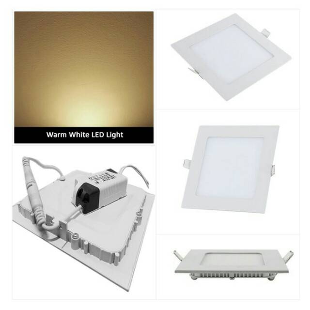 LAMPU DOWNLIGHT PANEL LED 12W 12WATT 12 W WATT BULAT KOTAK HIAS PLAFON INBOW CAHAYA PUTIH D150 6 INCH SNI CEILING INBOW IB BERKUALITAS KAMAR TIDUR MINIMALIS