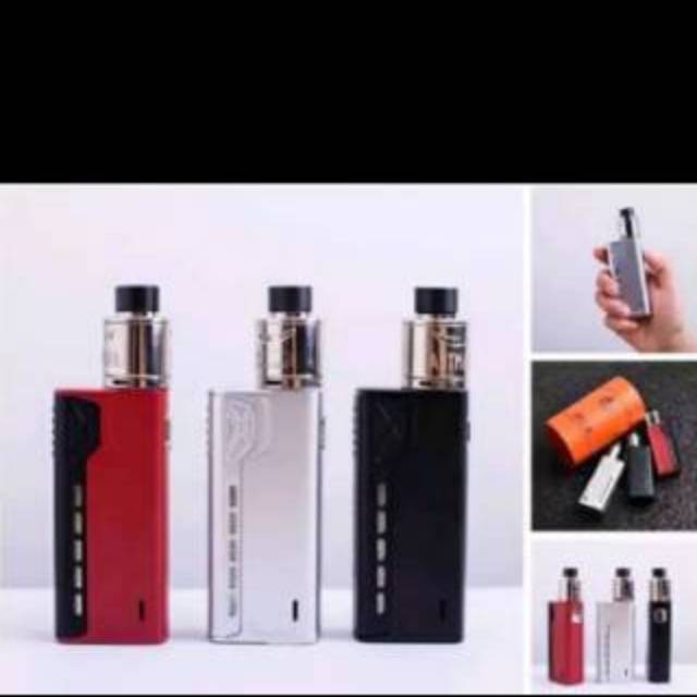 Vape Tesla Terminator 90Watt Fullset Siap Pakai Free Battery &amp; Free Liquid 10ml