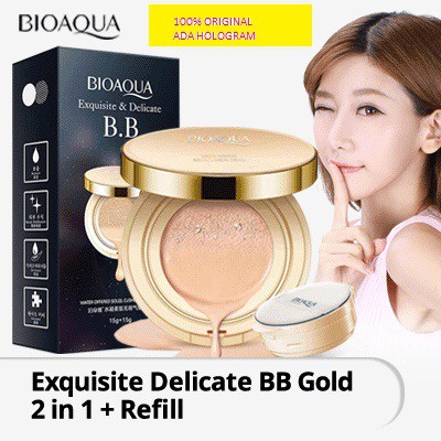 Bioaqua Exquisite & Delicate BB Cream Cushion 2 IN 1 + Refill Import