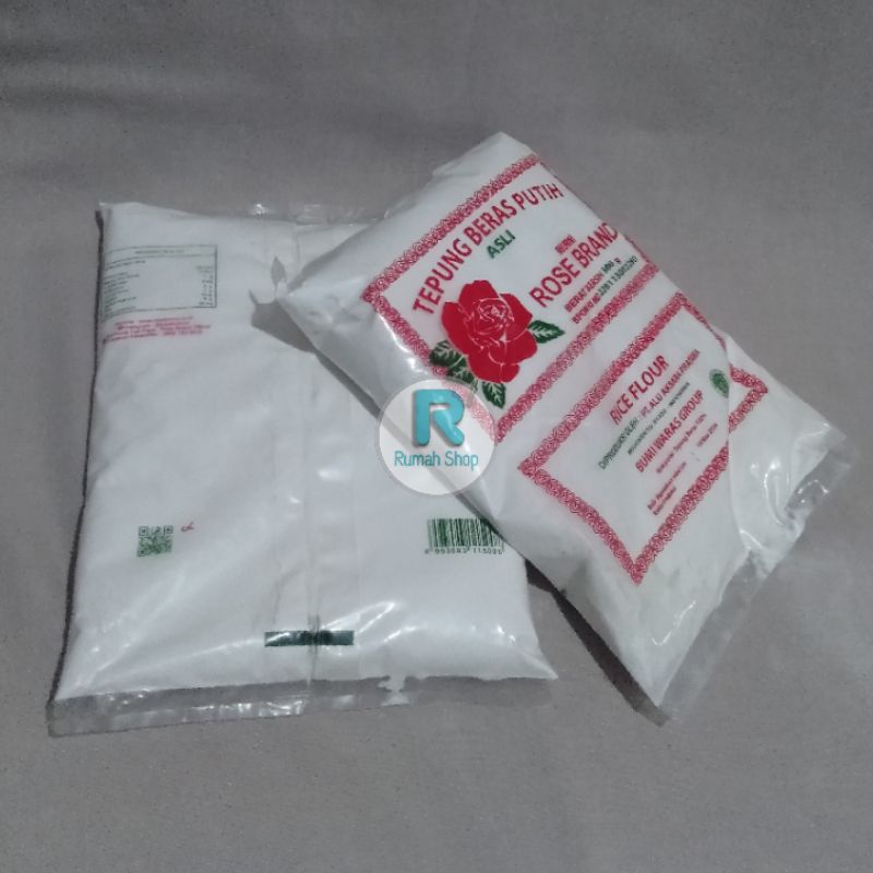 

TEPUNG BERAS ROSE BRAND PUTIH ASLI MURNI 500 GRAM