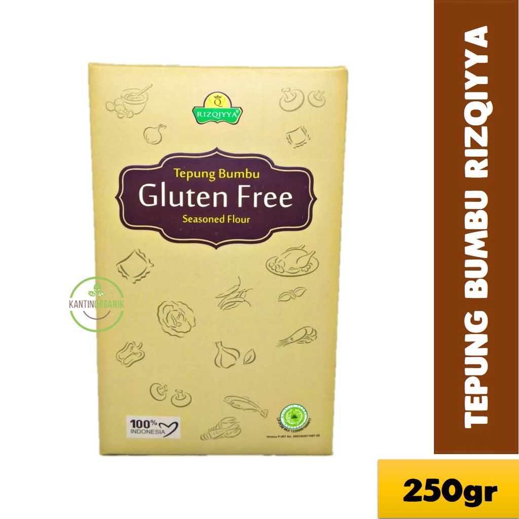 

Tepung Bumbu Serbaguna Gluten Free/ Bebas Gluten Rizqiyya Non MSG 250gr