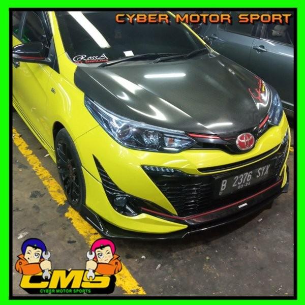 Lips bumper depan yaris . bodykit yaris. front lips bumper toyota