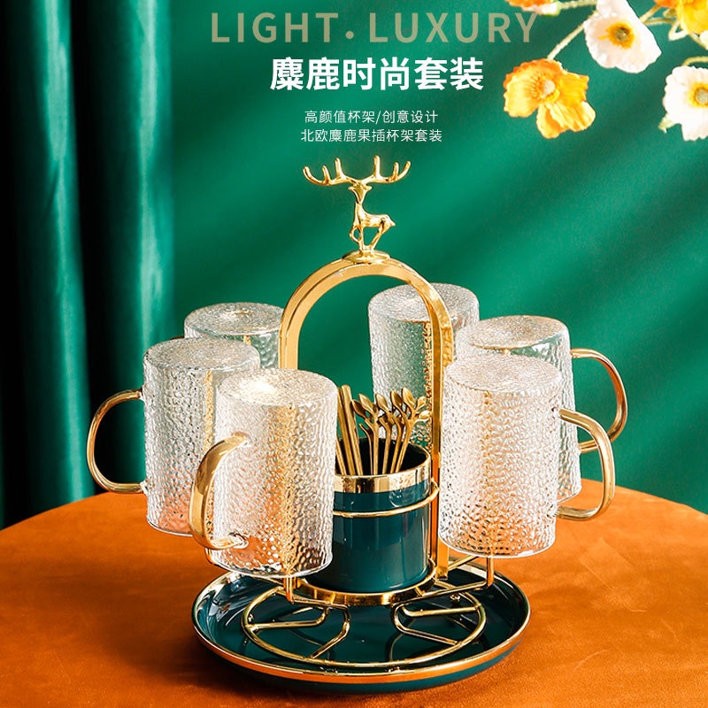 HDB#GGRDEER4  GELAS SET PREMIUM QUALITY / GELAS MINUM SET / GELAS JUS / GELAS KACA SET