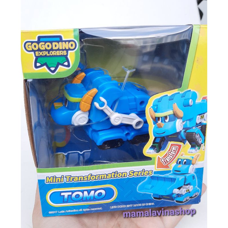 Gogo Dino Mini Tomo Original - Mainan Gogo Dino Robot