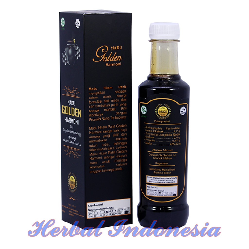 Madu Pahit Golden Harmoni Solusi Cepat Obat Diabetes BPOM