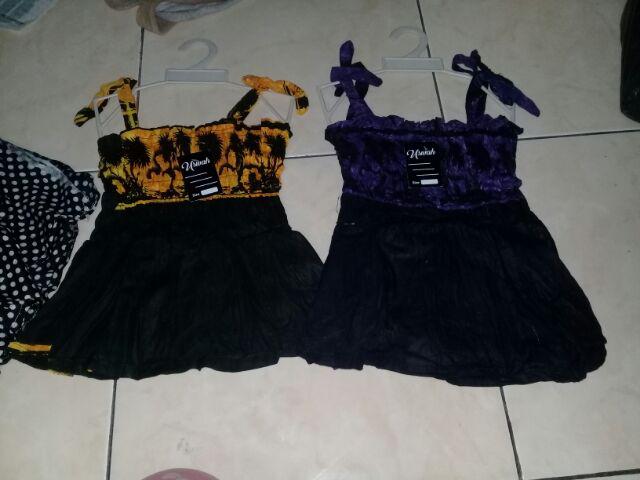 Daster Batik Anak Lengan Tali, Dress Cheribell, Dress Anak Kekinian Grosir Batik Murah