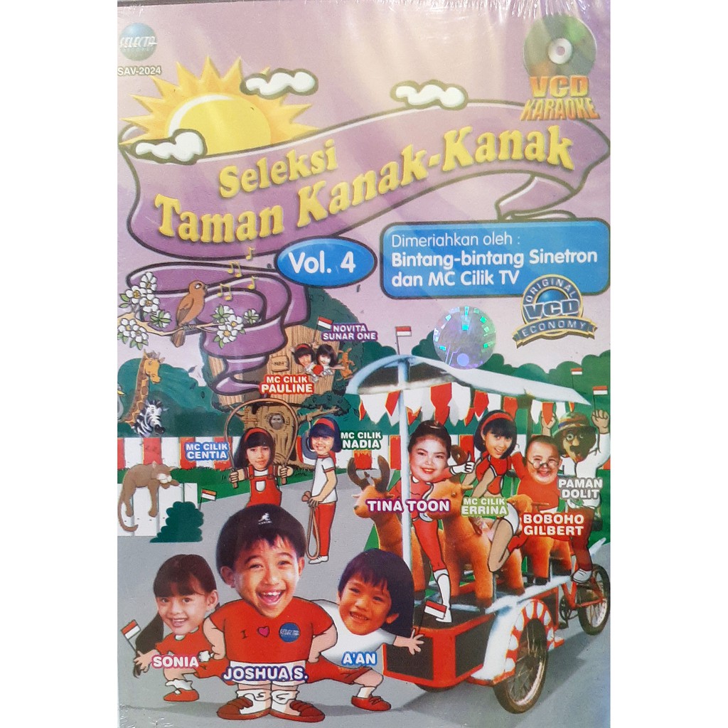 VCD KARAOKE SELEKSI TAMAN KANAK KANAK (TKK) VOL.4