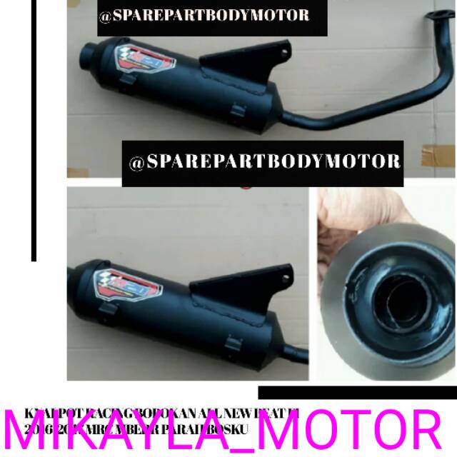 KNALPOT RACING BOBOKAN BEAT ALL NEW. MBER PARAH