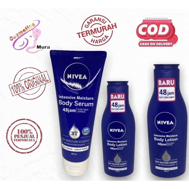 nivea body serum intensive moisture 180 ml || NIVEA INTENSIVE MOISTURE BODY LOTION // HANDBODY NIVEA INTENSIVE MOISTURIZER