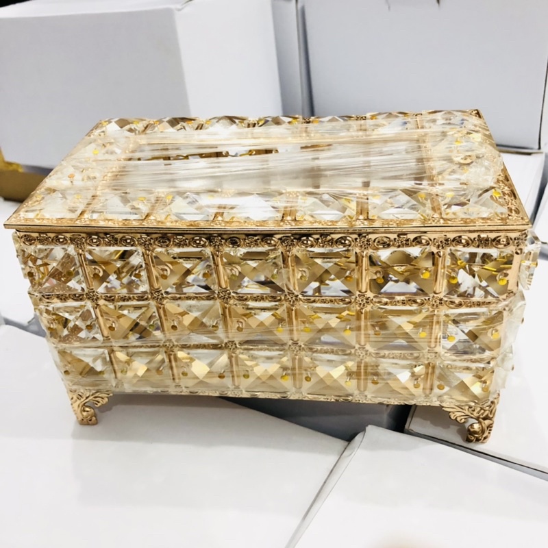 Crystal Box Tissue Mewah Kotak Crystal Tisu