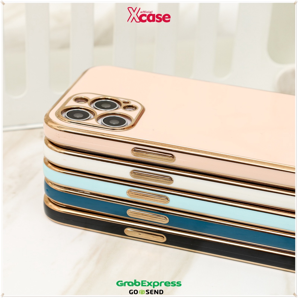 Soft Case iPhone 6 7 8 SE 7+ 8+ X XR XS 11 12 MINI PRO MAX - 6D Plating List Full Lens Cover (2)