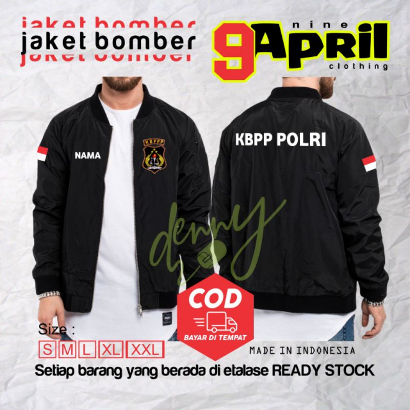Jaket BOMBER KBPP POLRI Pakayan polisi Bahan anti air