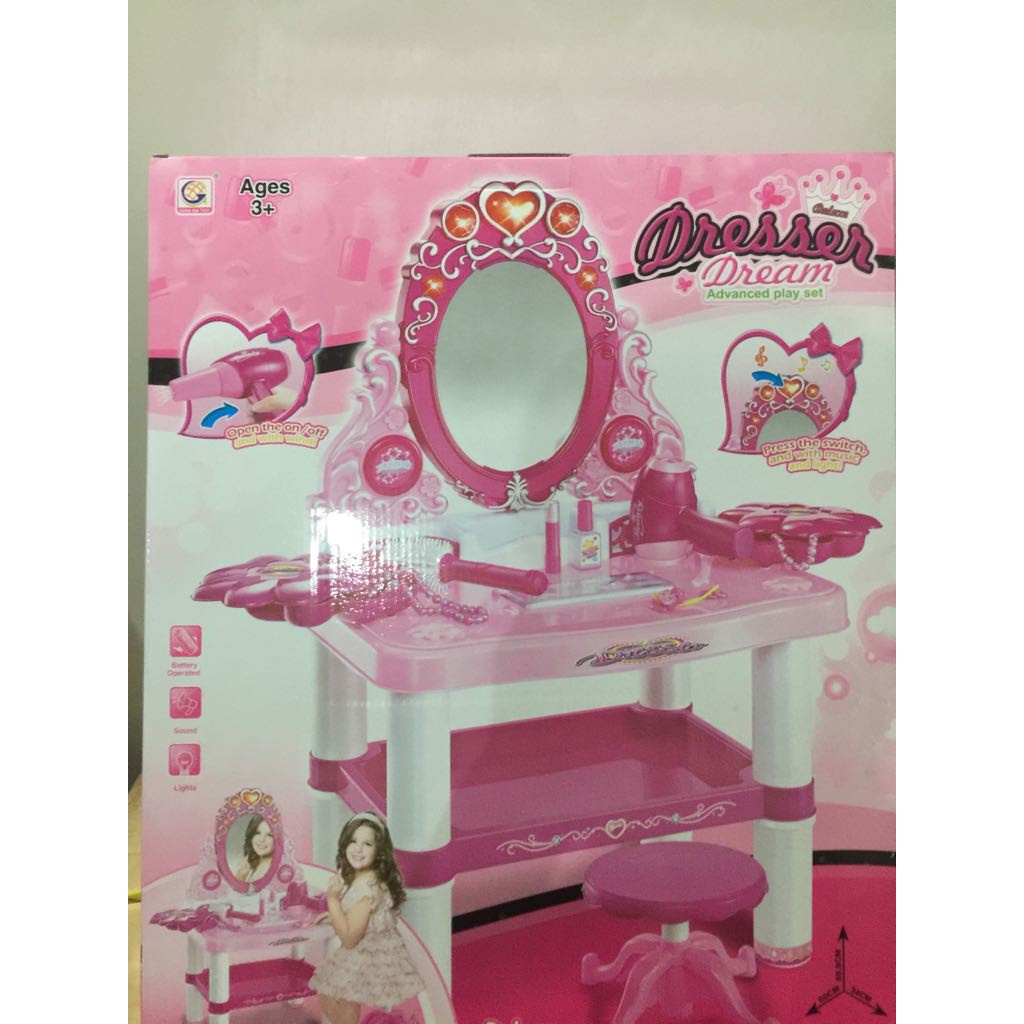 HZ DRESSER DREAM PLAY SET / MAINAN MEJA RIAS ANAK