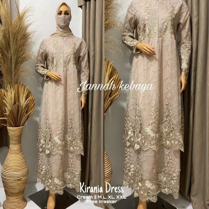 GAMIS ORIGINAL/GAMIS TINGKAT /KIRANA DRESS/BY JANNAH