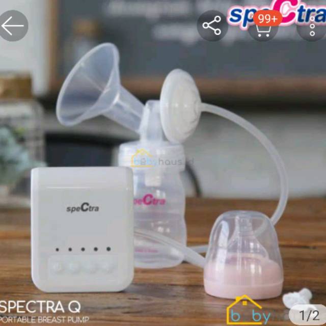 Preloved Spectra Q breast pump