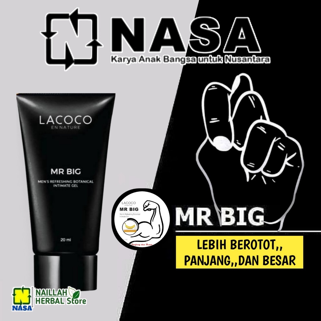 LACOCO MR BIG ORIGINAL NASA - BPOM Asli Original Pembesar Penis Pria Kelamin Permanen